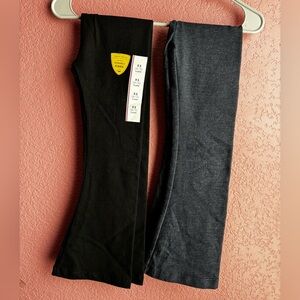 Cat & Jack Black and Gray Kids Leggings